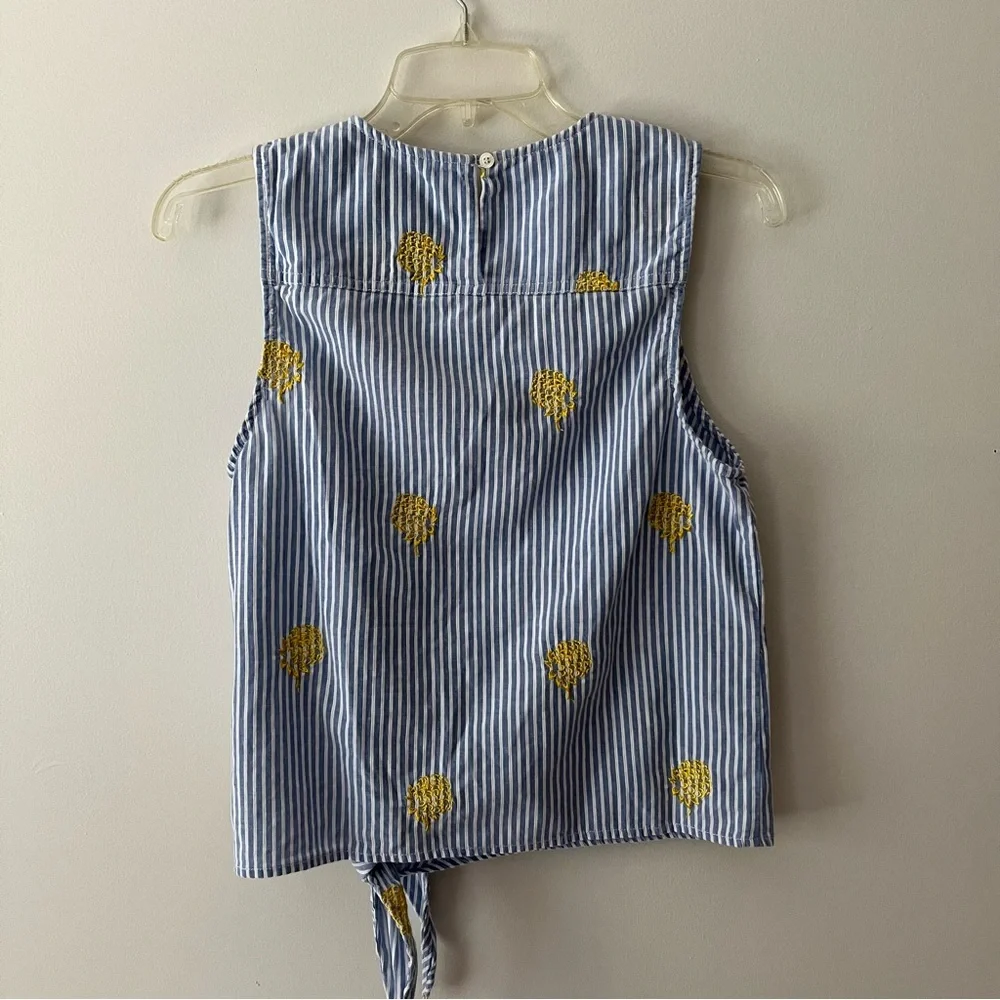 J. Crew Pineapple Tank Top 8P